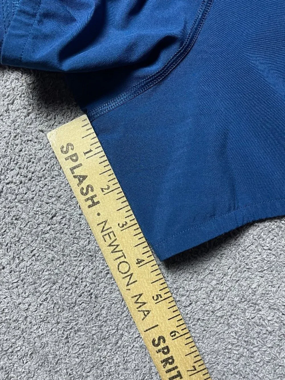 Lululemon Run Times II Shorts Blue Athleisure Stretch Running Gym Womens 6